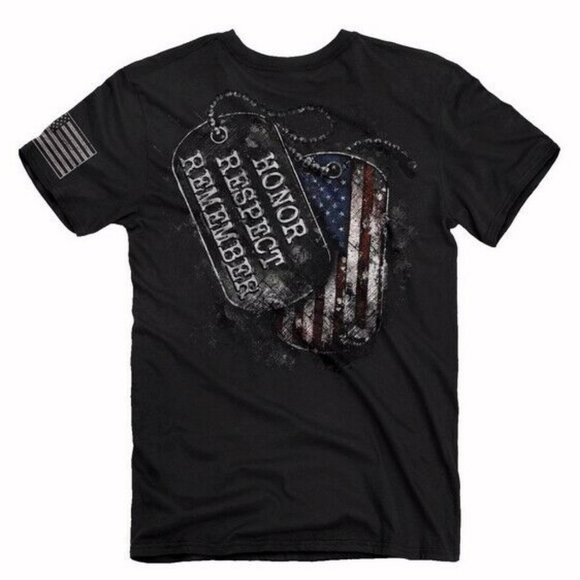 Veteran Honor, Respect, Remember Short Sleeve T-Shirt - NEW Fast Ship - Picture 1 of 4